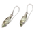 Prasiolite drop earrings, 'Nepenthes in Green' - Checkerboard Faceted Prasiolite Drop Earrings (image 2c) thumbail