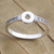 Sterling silver band ring, 'Circle of Bali' - Slim Sterling Silver Band Ring with Oxidized Detail (image 2c) thumbail