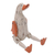 Wood statuette, 'Sitting Duck' - Hand Painted Wood Duck Statuette (image 2b) thumbail