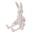 Wood sculpture, 'Sitting Bunny' - Hand Carved Albesia Wood Bunny Sculpture thumbail