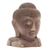 Wood sculpture, 'Buddha Bust' - Hand Carved Hibiscus Wood Buddha Sculpture (image 2c) thumbail