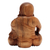 Wood statuette, 'Laughing Chinese Buddha' - Laughing Chinese Buddha Suar Wood Statuette (image 2e) thumbail