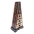 Decorative batik wood box, 'Pyramid of Flowers' - Hand Crafted Decorative Floral Batik Box thumbail