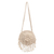 Cotton crocheted shoulder bag, 'Circle of Beauty' - Balinese Cotton Crocheted Shoulder Bag (image 2a) thumbail