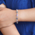 Amethyst link bracelet, 'Sunflower Line' - Hand Crafted Amethyst and Sterling Silver Link Bracelet (image 2d) thumbail