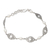 Cultured freshwater pearl link bracelet, 'Traditional Morning' - Handmade Cultured Freshwater Pearl Link Bracelet thumbail