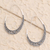 Sterling silver drop earrings, 'Balinese Snare' - Hand Made Sterling Silver Drop Earrings from Bali thumbail