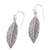 Sterling silver dangle earrings, 'Freeform Feathers' - Sterling Silver Feather Dangle Earrings (image 2a) thumbail