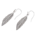 Sterling silver dangle earrings, 'Freeform Feathers' - Sterling Silver Feather Dangle Earrings (image 2c) thumbail