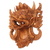 Wood mask, 'Mighty Eagle Garuda' - Hand Carved Suar Wood Eagle Garuda Mask from Bali (image 2d) thumbail