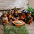 Wood nativity scene, 'Dayak Nativity' (6 pieces) - Borneo Style Wood Nativity Scene (6 Pieces) thumbail