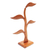 Wood jewelry holder, 'Daun Salam in Brown' (14 inch) - Carved Jempinis Wood Leaf-Themed Jewelry Holder (14 Inch) (image 2c) thumbail