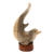 Wood statuette, 'Beautiful Dolphin' - Hibiscus Wood Dolphin Statuette thumbail