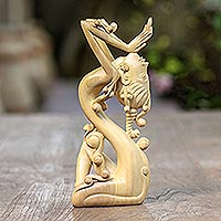 Featured review for Wood statuette, Acintya