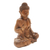 Wood sculpture, 'Karana Buddha' - Hand Carved Suar Wood Buddha Sculpture (image 2d) thumbail