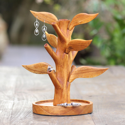 Wood jewelry stand, Reserved Tree