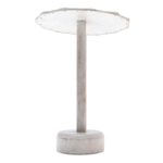 Wood jewelry holder, 'White Umbrella' - Hand Painted Jempinis Wood Jewelry Holder