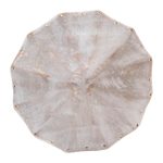 Wood jewelry holder, 'White Umbrella' - Hand Painted Jempinis Wood Jewelry Holder