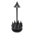 Wood jewelry holder, 'Black Umbrella' - Artisan Crafted Jempinis Wood Jewelry Holder (image 2a) thumbail