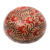 Wood batik decorative box, 'Batik Circle' - Balinese Round Wood Batik Decorative Box thumbail