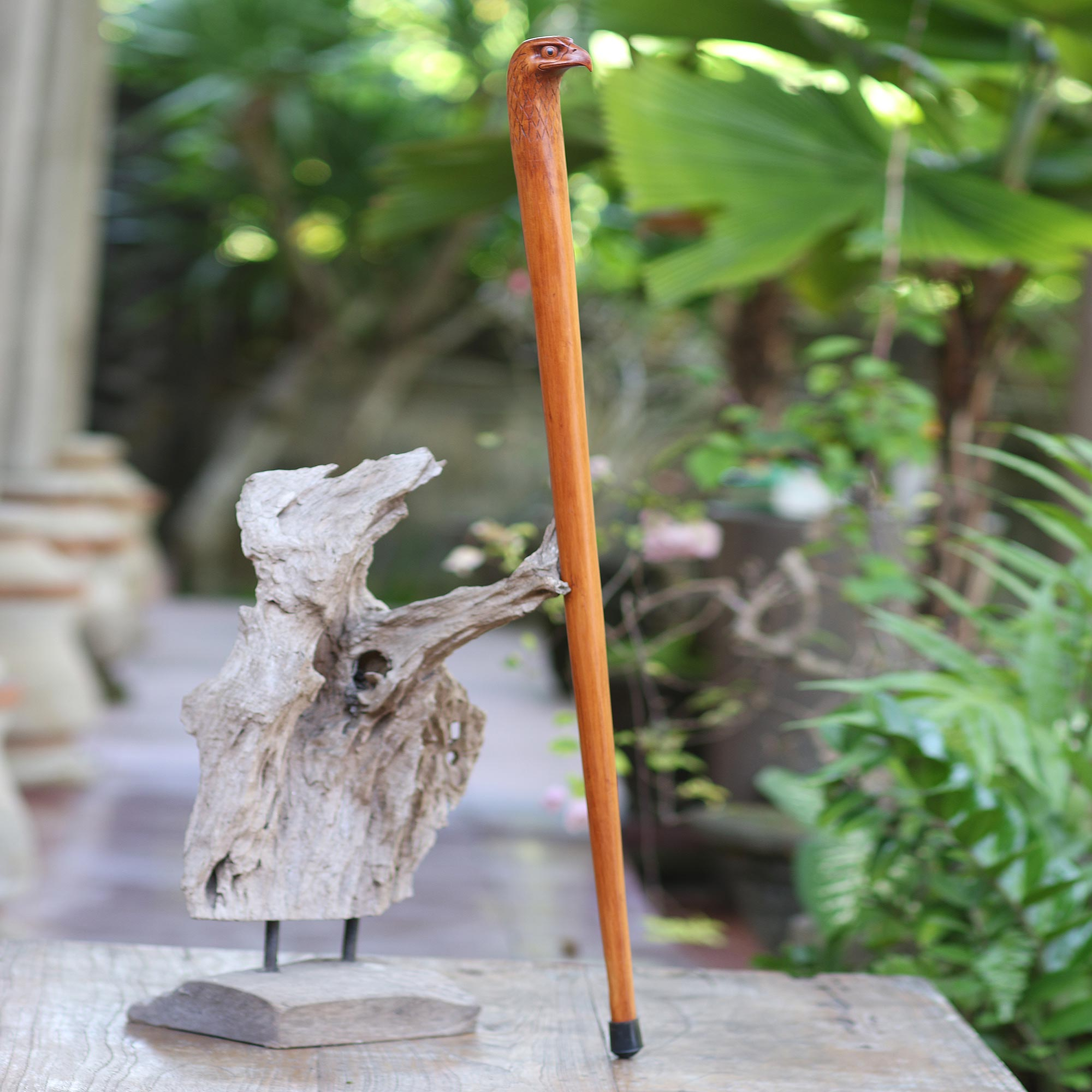 Eagle head walking stick Handmade wood carved eagle walking cane, eagle  lover gifts - Personal Care