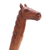 Bastón de madera de caoba. - Bastón de caballo de madera de caoba hecho a mano.