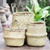 Natural fiber baskets, 'Bali Weave in Natural' (set of 3) - Hand Crafted Natural Fiber Baskets (Set of 3)