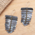 Brass dangle earrings, 'Graduated Bars' - Balinese Brass Dangle Earrings on Stainless Steel Hooks thumbail