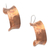 Ohrhänger aus Kupfer - Balinesische Ohrhänger aus gehämmertem Kupfer
