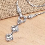 Gold-accented prasiolite pendant necklace, 'Pale Green Light' - Gold-Accented Prasiolite Pendant Necklace from Bali