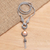 Cultured mabe pearl pendant necklace, 'Orange Moon' - Sterling Silver and Cultured Mabe Pearl Pendant Necklace