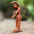 Wood statuette, 'Dancing for Eternity' - Handmade Suar Wood Statuette from Bali (image 2) thumbail