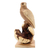 Wood statuette, 'Perched Eagle' - Artisan Crafted Suar Wood Eagle Sculpture (image 2b) thumbail