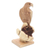 Wood statuette, 'Perched Eagle' - Artisan Crafted Suar Wood Eagle Sculpture (image 2c) thumbail