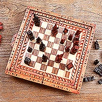 Wood chess set, 'Make Your Move'