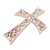 Wood wall cross, 'Grape Leaf Cross' - Hand Made Suar Wood Cross Relief Panel (image 2b) thumbail
