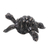 Wood statuette, 'Crawling Tortoise' - Hand Carved Suar Wood Tortoise Statuette thumbail