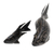 Wood statuettes, 'Koi Fish' (pair) - Hand Crafted Suar Wood Koi Fish Statuettes (Pair) (image 2c) thumbail