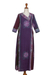Batik rayon maxi dress, 'Vintage Batik' - Handmade Batik Rayon Maxi Dress from Bali