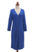 Everyday comfort modal jacket dress, 'Soft Steps' - Hand Made Black Modal Shirtdress from Bali (image 2a) thumbail
