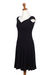 Bequemes Modal-Kleid für jeden Tag, „Klassischer Stil“ – Artisan Crafted Little Black Modal Dress