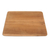 Teak wood cutting board, 'Cutting Classic' - Artisan Crafted Classic Square Teak Wood Cutting Board