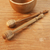 Teak wood honey dippers, 'Sweet Treat' (pair) - Handmade Teak Wood Honey Dippers from Bali (Pair) (image 2c) thumbail