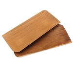 Teak wood sushi plates, 'Served Cold' (pair) - Handmade Rectangular Teak Wood Sushi Plates (Pair)