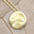 Gold-plated necklace, 'Meditation Coin' - Gold-Plated Sterling Silver Round Pendant Necklace (image 2b) thumbail