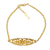 Gold-plated pendant bracelet, 'Tangled' - Hand Made Gold-Plated Sterling Silver Pendant Bracelet (image 2a) thumbail