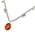 Multi-gemstone pendant necklace, 'Sunshine Days' - Labradorite and Citrine Beaded Pendant Necklace from Bali