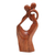Wood statuette, 'Ever After' - Hand Carved Suar Wood Romantic Sculpture (image 2e) thumbail