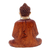 Wood statuette, 'Spiritual Teacher' - Hand Carved Suar Wood Buddha Statuette from Bali (image 2e) thumbail