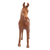 estatuilla de madera - Estatuilla de caballo de madera de suar tallada a mano